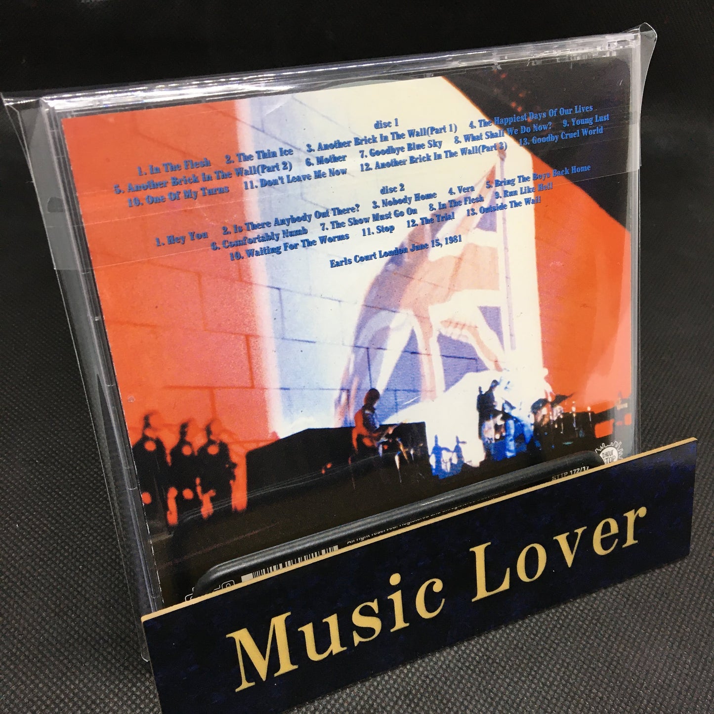 Pink Floyd The Wall Of The Court 2CD London June 15th 1981