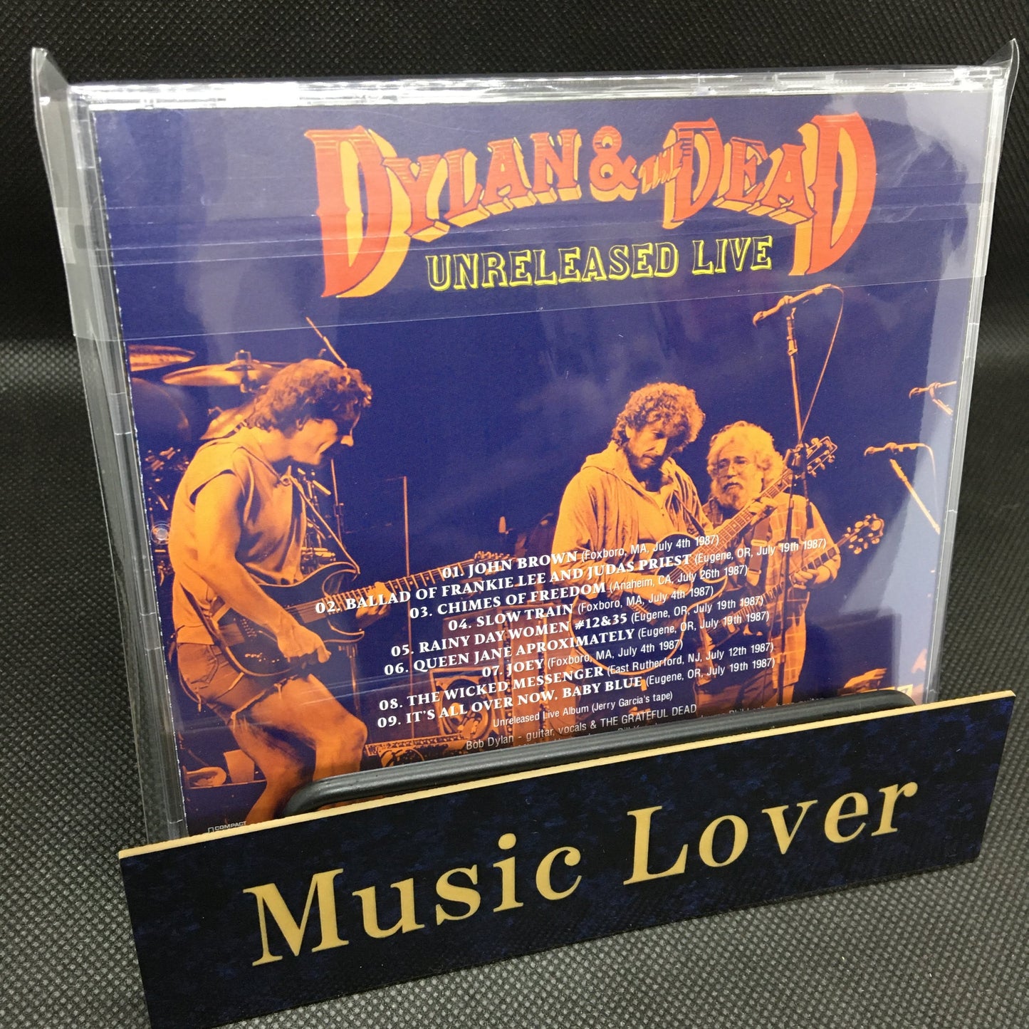 BOB DYLAN & THE GRATEFUL DEAD / DYLAN & THE DEAD UNRELEASED LIVE (1CDR)