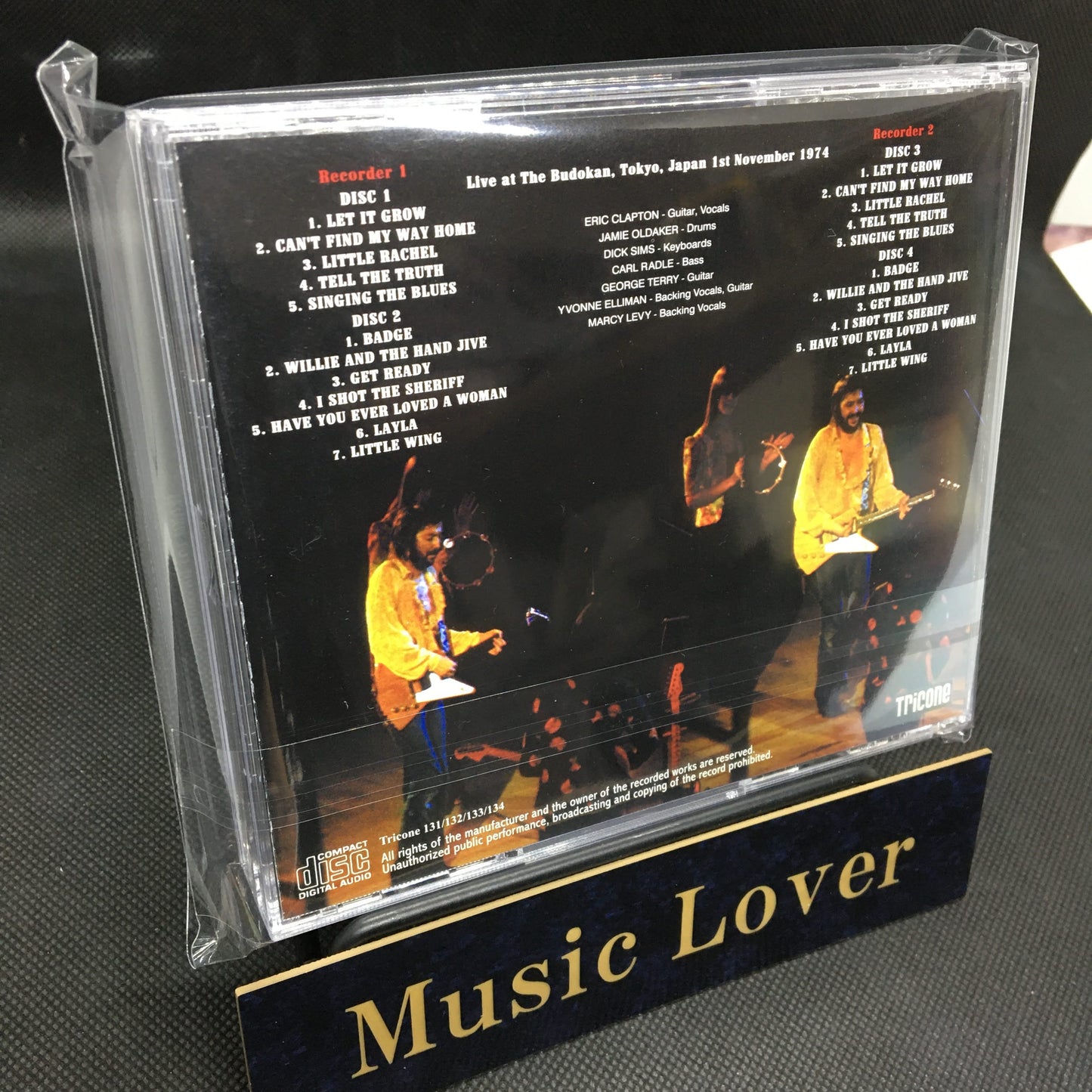 ERIC CLAPTON / BUDOKAN 1974 2ND NIGHT (4CD)