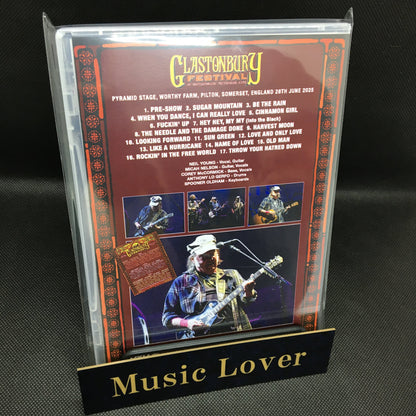 NEIL YOUNG & CHROME HEARTS / GLASTONBURY FESTIVAL 2025 PRO SHOT (1DVDR)