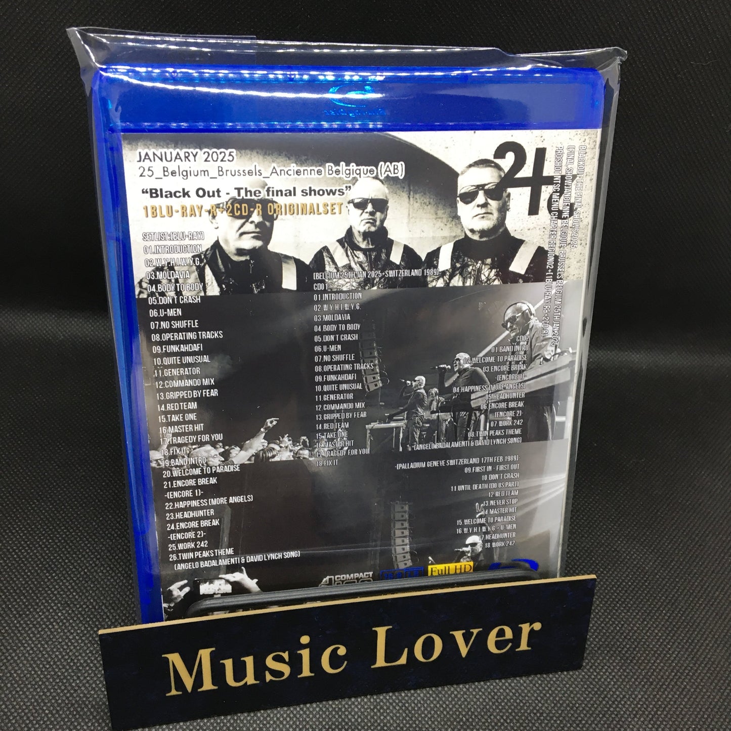 Front 242 / Blackout: The Final Shows 2025 Versión especial de 3 discos (1 BD + 2 CD)