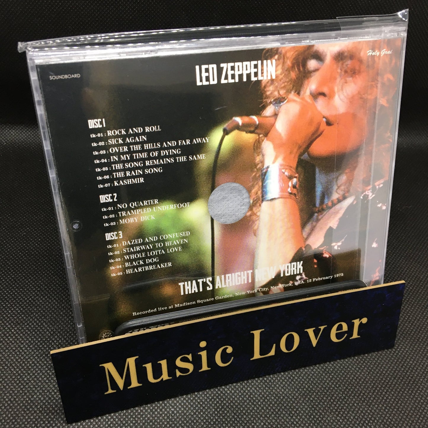 Led Zeppelin That's Alright New York 3CD 1975 Soundboard Moonchild