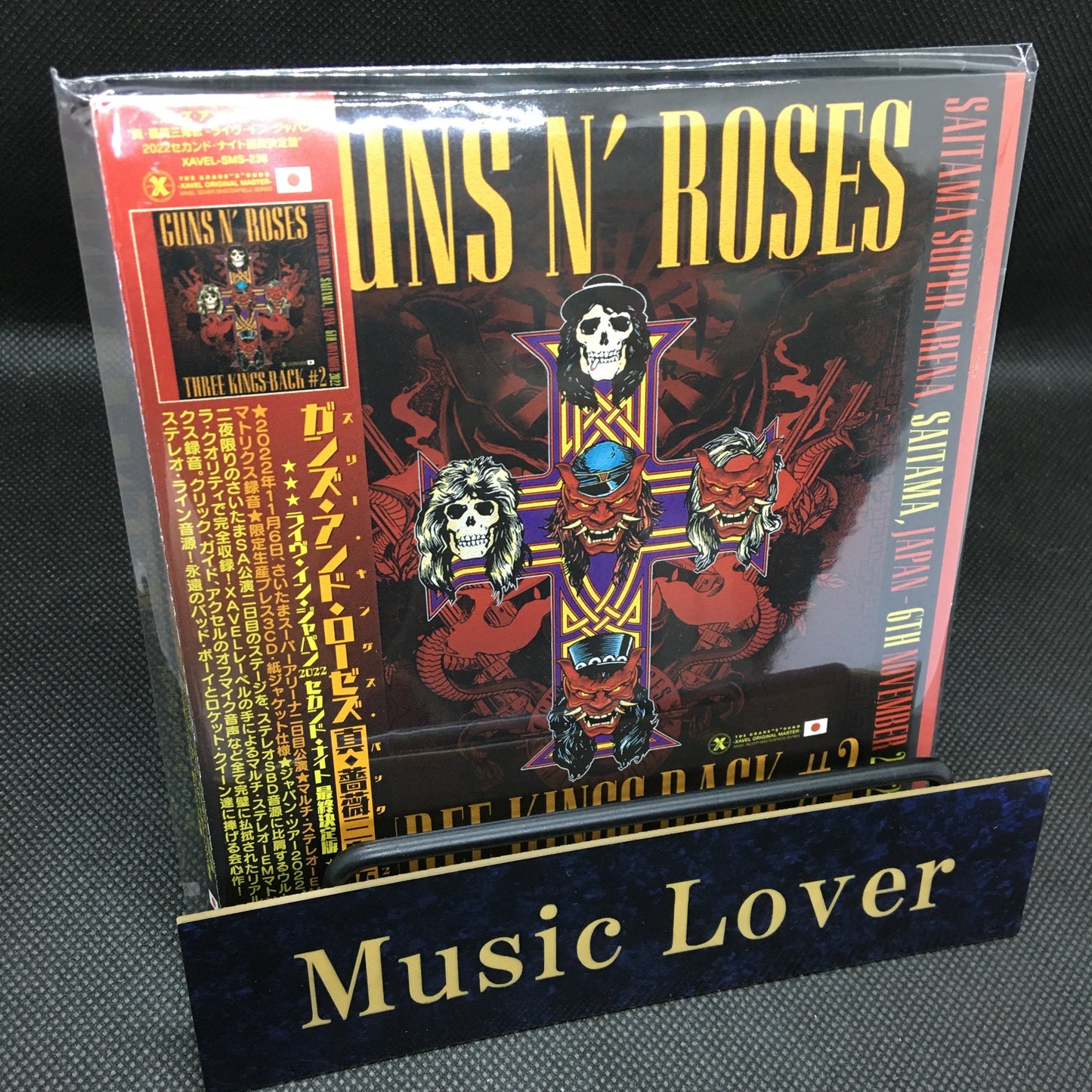 GUNS N’ ROSES / THREE KINGS BACK #2 LIVE IN JAPAN 2022 Limited Set (Paper 3CD with Bonus 2BDR)