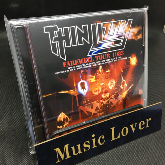 THIN LIZZY / FAREWELL TOUR: GLASGOW & NUREMBERG 1983 STEREO SOUNDBOARD (2CDR)