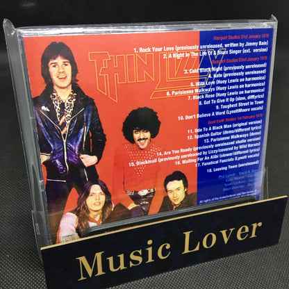 THIN LIZZY / BLACK ROSE SESSIONS STEREO SOUNDBOARD (1CDR)