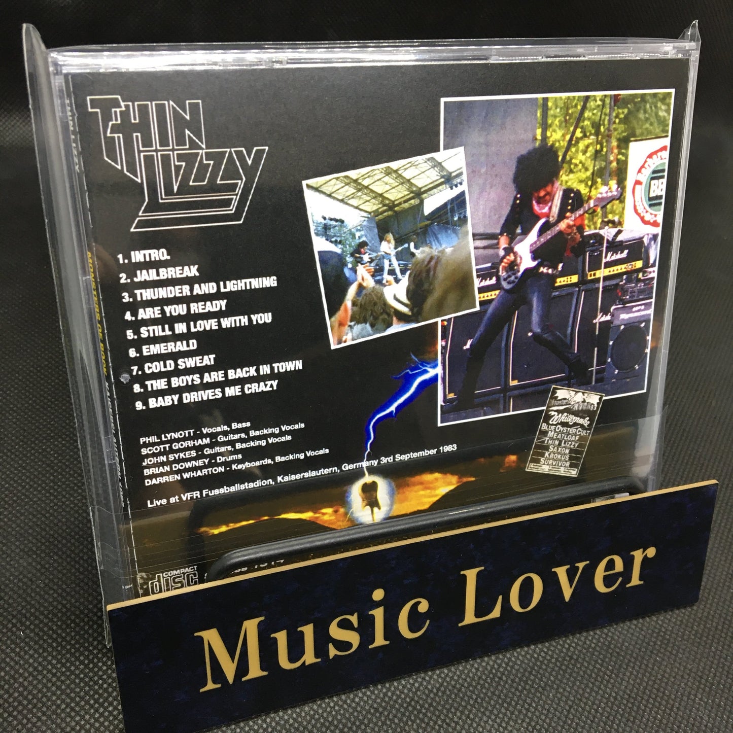 THIN LIZZY / MONSTERS OF ROCK KAISERSLAUTERN 1983 (1CDR)