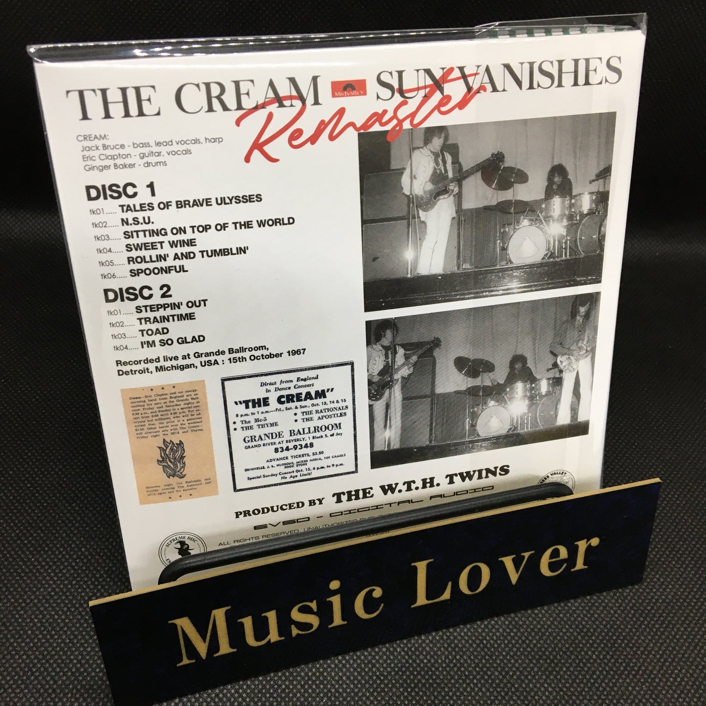 THE CREAM / SUN VANISHES Remaster (2CD+Mini Poster)