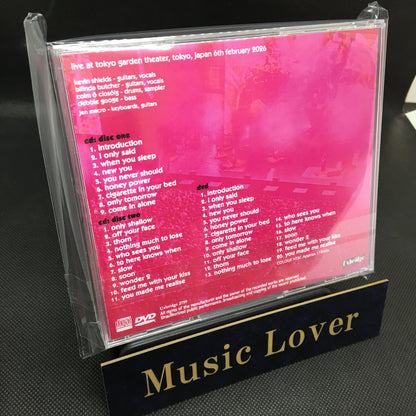 MY BLOODY VALENTINE / TOKYO GARDEN THEATER 1ST NIGHT THE KING OF SHOEGAZE APPEARS IN THE CAPITAL (2CDR+1DVDR)