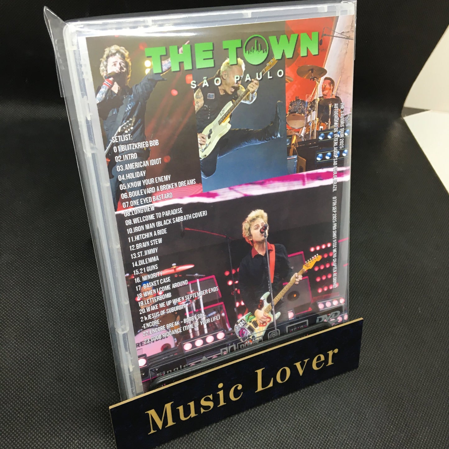 Green Day / The Saviors Tour 2025 The Town Fes (1DVDR)