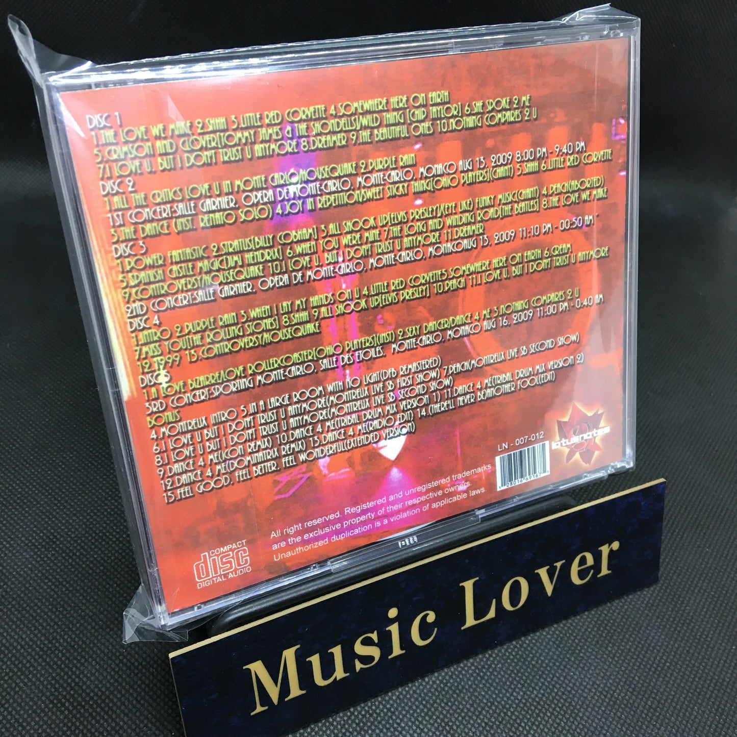 PRINCE / 2009 Late Speicial Set (5CDR+1CDR)
