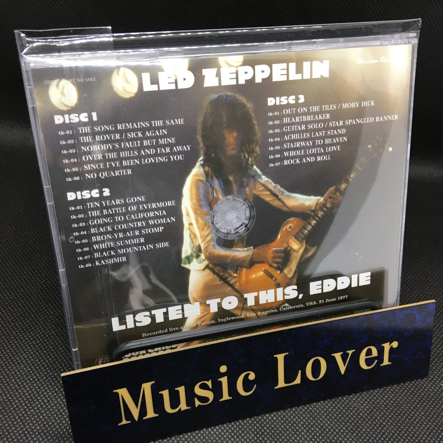 Led Zeppelin Listen To This Eddie 1977 Winston Remasters 3CD Moonchild