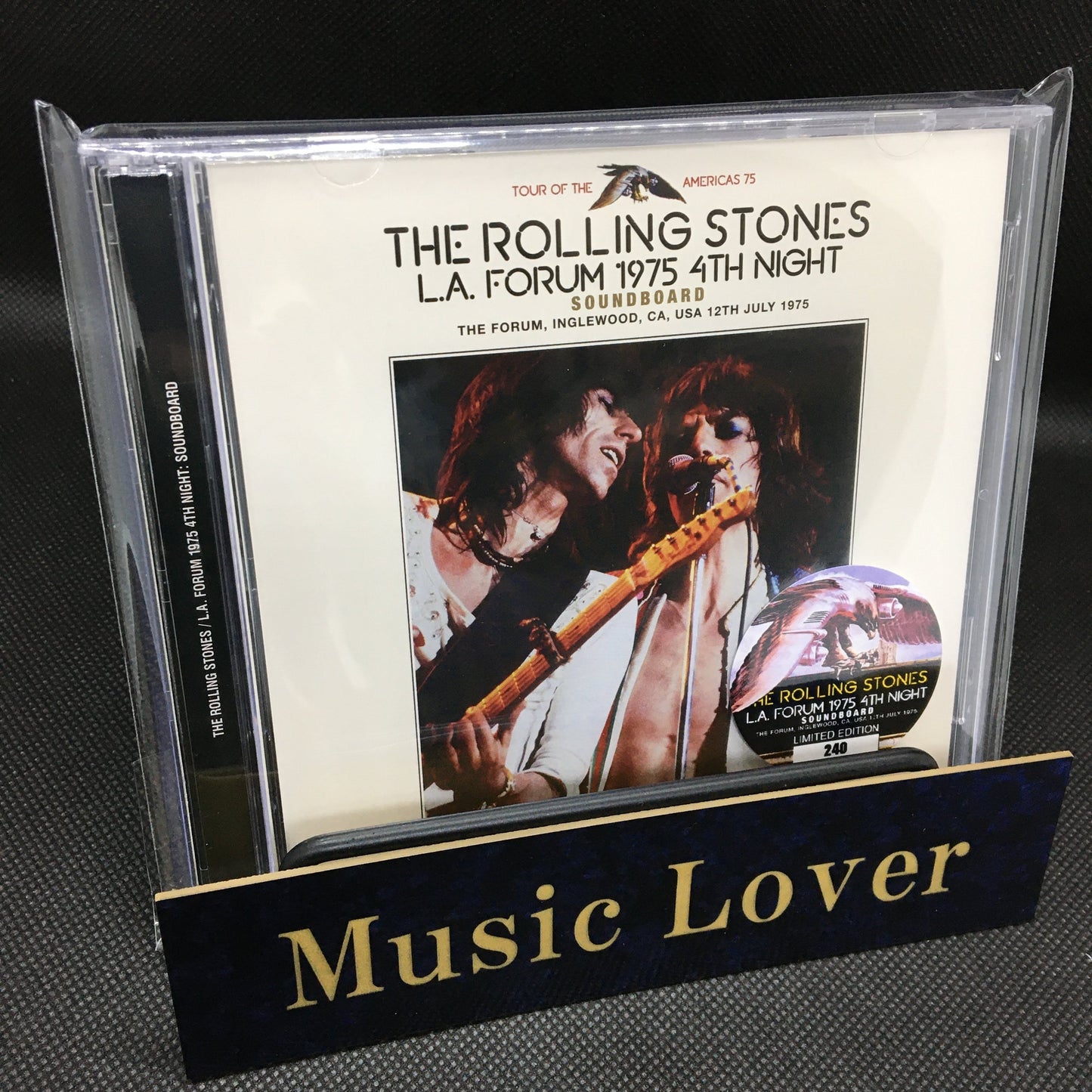 THE ROLLING STONES / L.A. FORUM 1975 4TH NIGHT SOUNDBOARD (2CD)