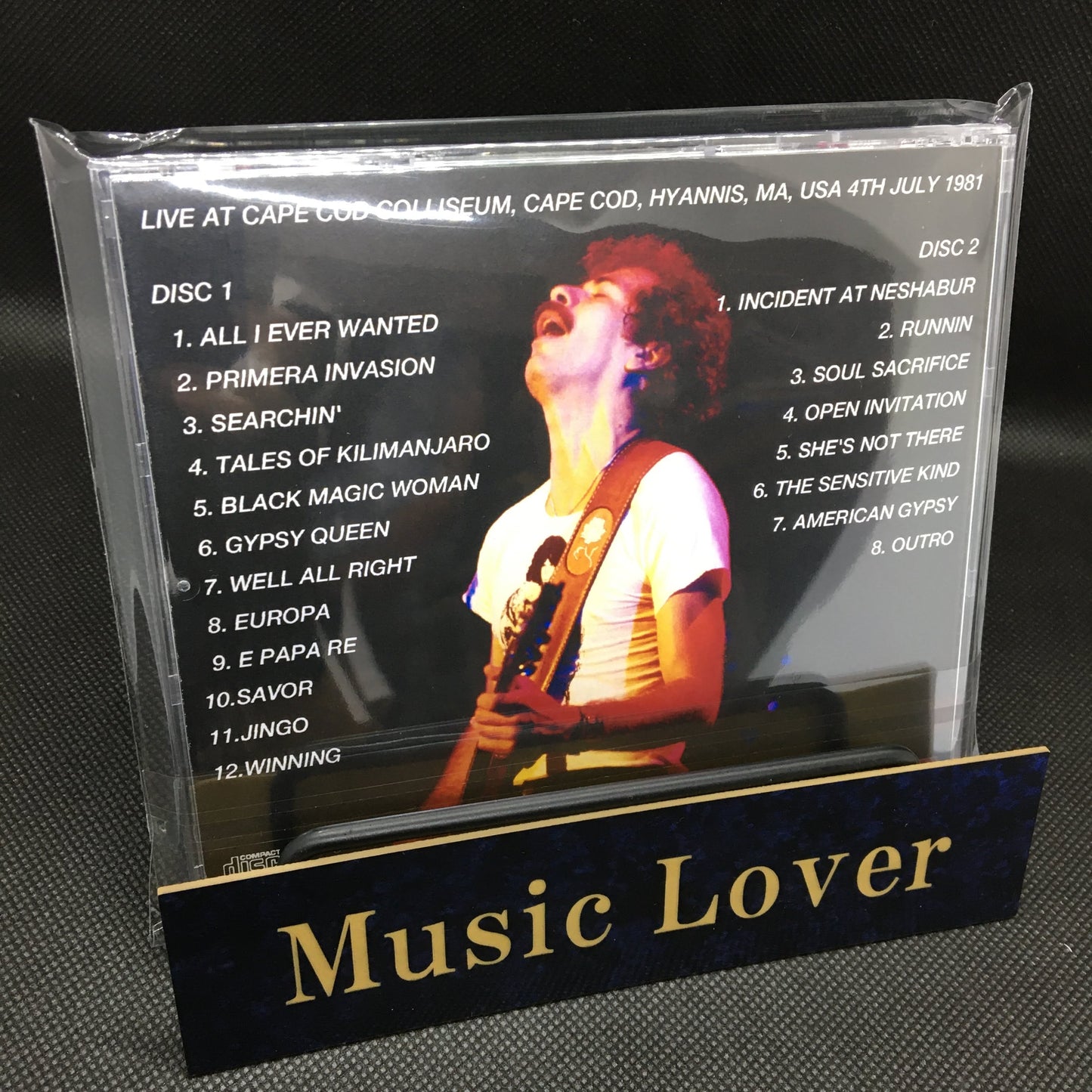 SANTANA / CAPE COD 1981 STEREO SOUNDBOARD (2CDR)