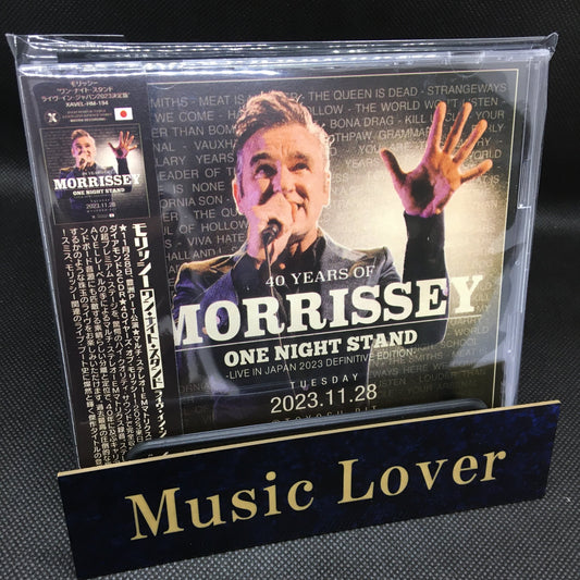 Morrissey / One Night Stand en vivo en Japón 2023, edición limitada (2 CD y 1 hab)
