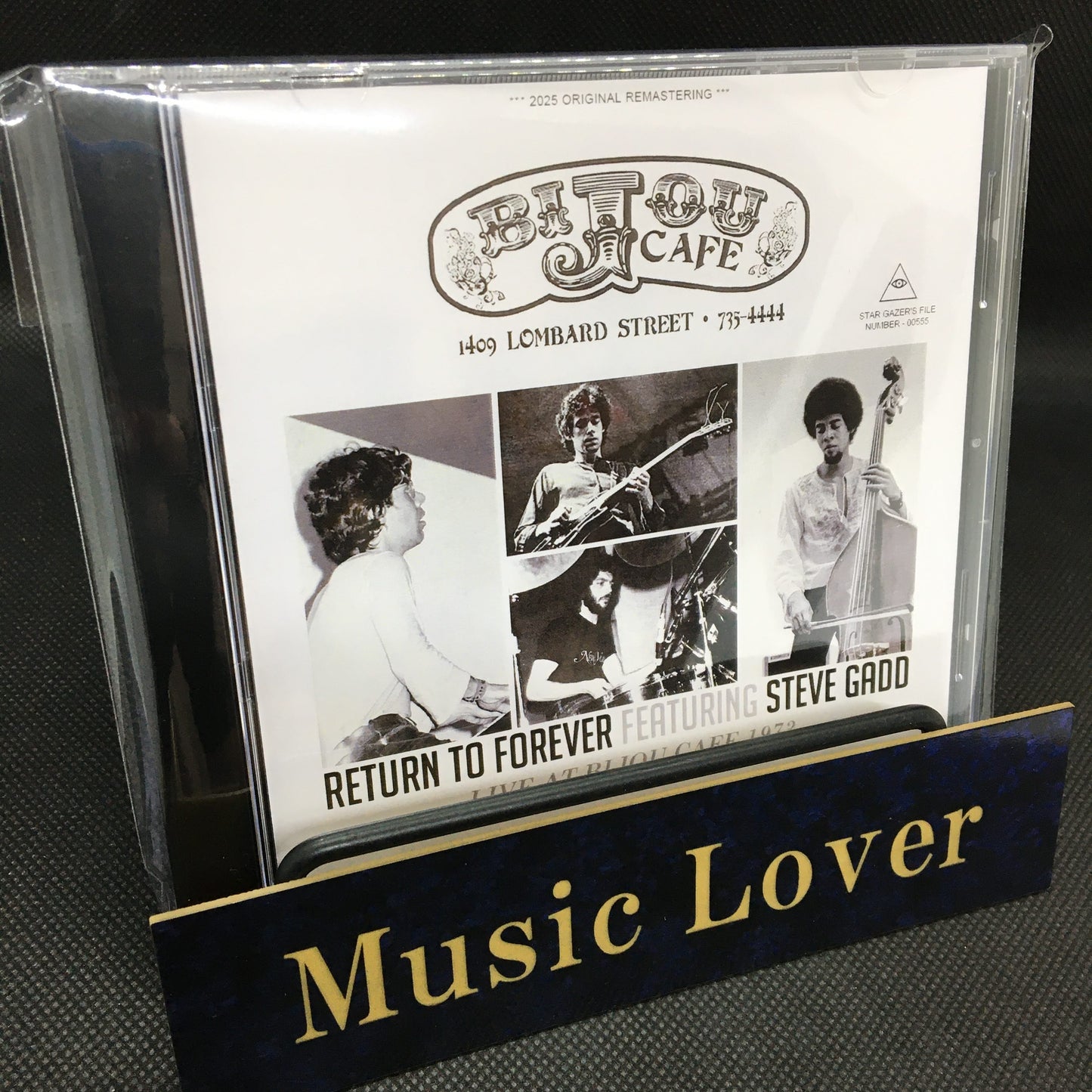 RETURN TO FOREVER FEATURING STEVE GADD / LIVE AT BIJOU CAFE 1973 2025 UPGRADE VERSION (1CDR)