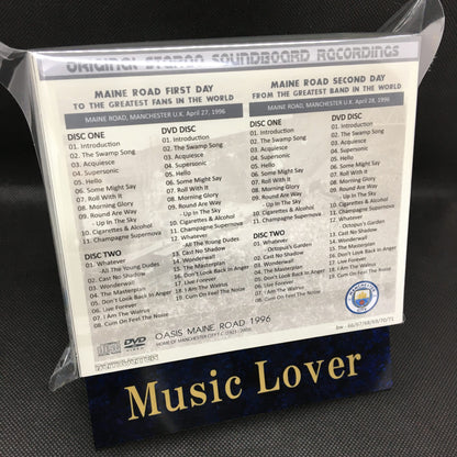 OASIS / 1996 MAINE ROAD 4CD+2DVD with TOUR PROGRAM