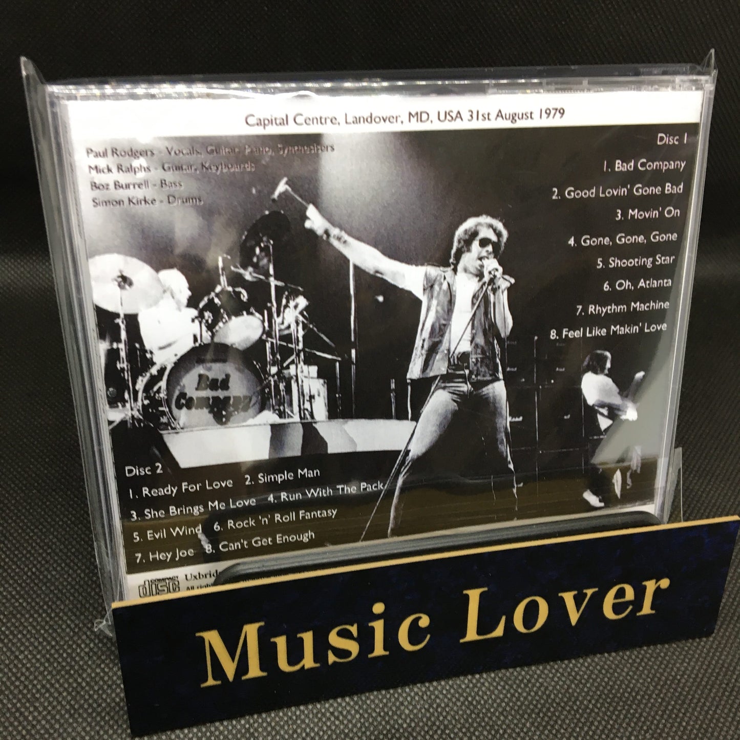 BAD COMPANY / LANDOVER 1979 SOUNDBOARD (2CDR)