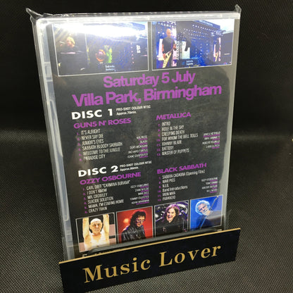 V.A. (BLACK SABBATH / OZZY OSBOURNE / METALLICA / GUNS N' ROSES) / BACK TO THE BEGINNING PRO SHOT (2DVDR) VOL.2