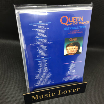 QUEEN / THE MIRACLE - EXPANDED COLLECTOR'S Edition BLUE (2CD+DVD)