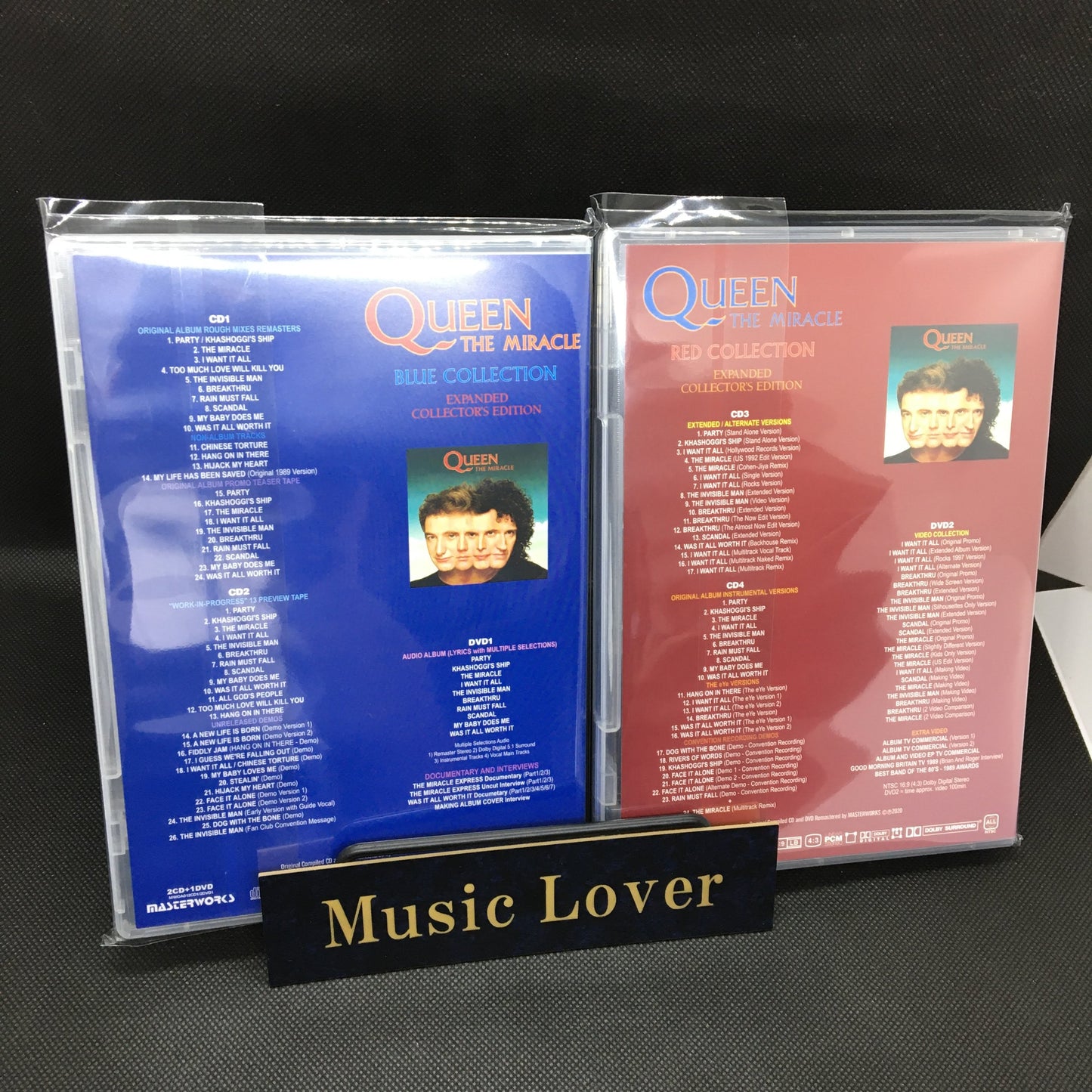 QUEEN / THE MIRACLE EXPANDED COLLECTOR'S BLUE & RED (4CD+2DVD)