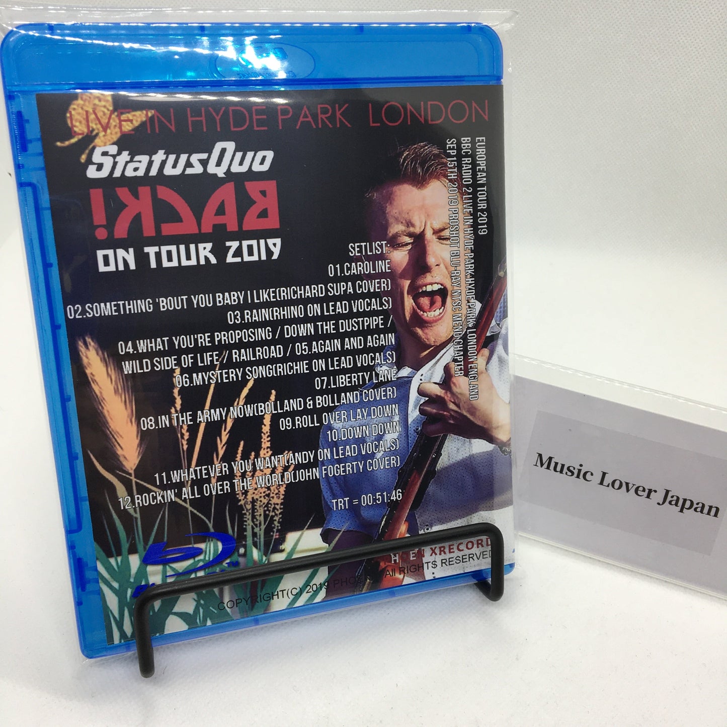 Status Quo / European Tour 2019 Live in London (1BDR)