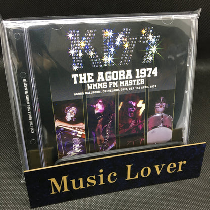 KISS / THE AGORA 1974 WMMS FM MASTER STEREO SOUNDBOARD (1CD)