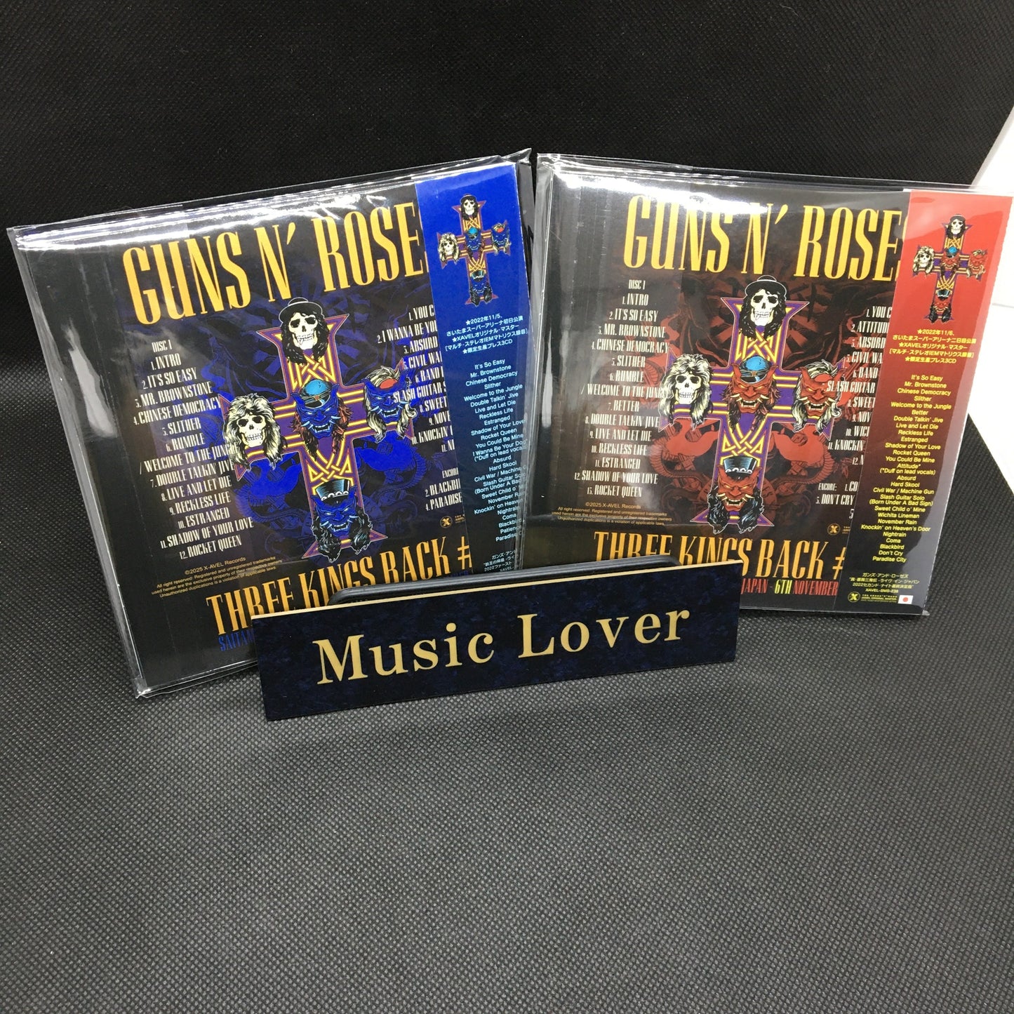GUNS N' ROSES / THREE KINGS BACK COMPLETO Set Limitado (Papel 6 CD con Bonus 4BDR)
