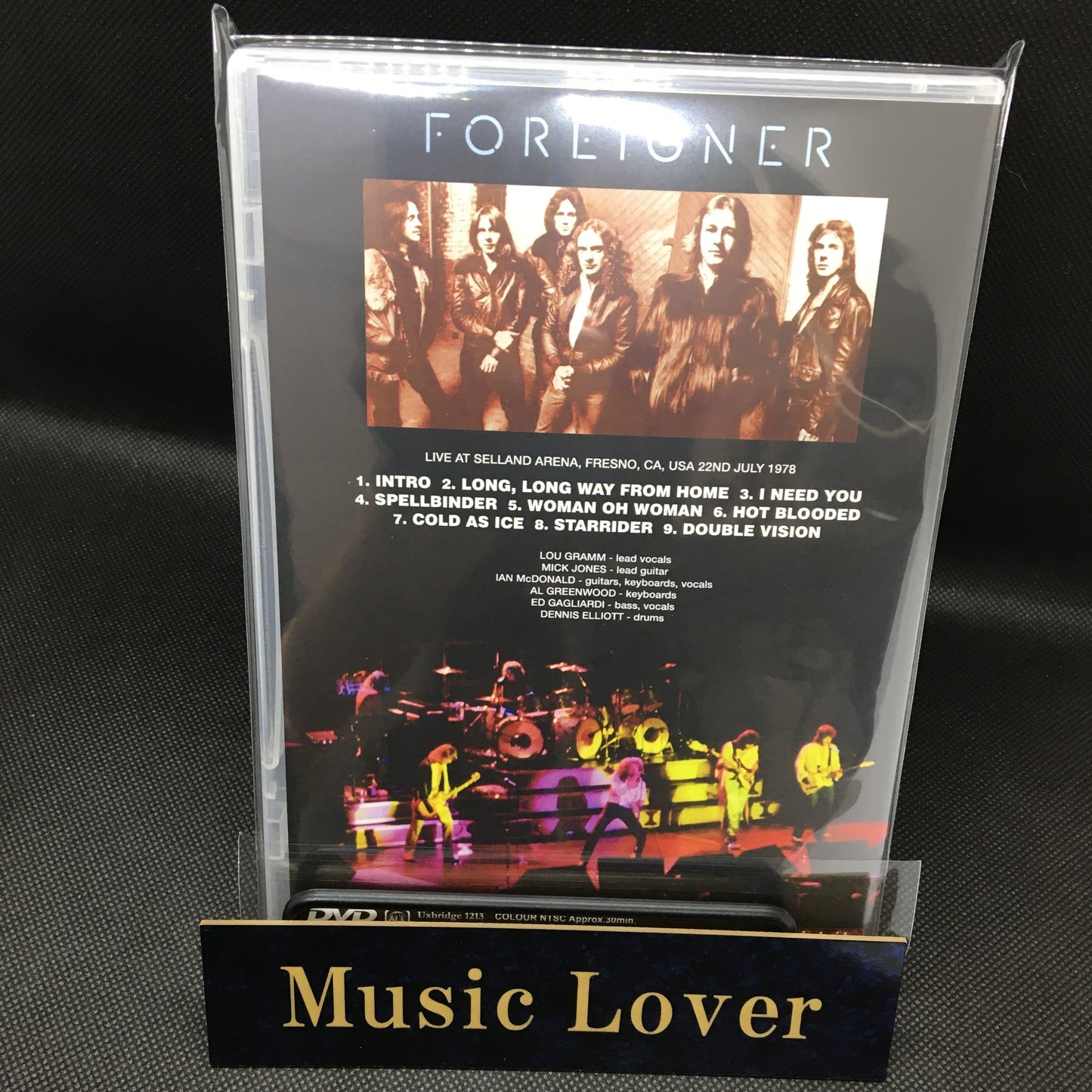 FOREIGNER / FRESNO 1978 THE VIDEO (1DVDR)