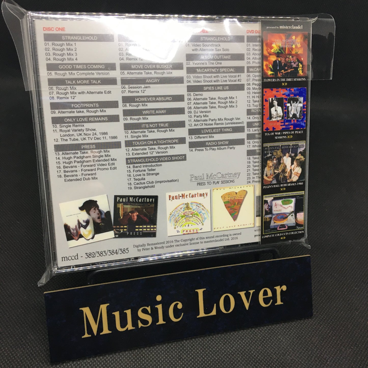 PAUL McCARTNEY / PRESS TO PLAY SESSIONS 【3CD+DVD】