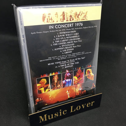 GENESIS / IN CONCERT 1976 UPGRADE PRO SHOT (1DVDR)