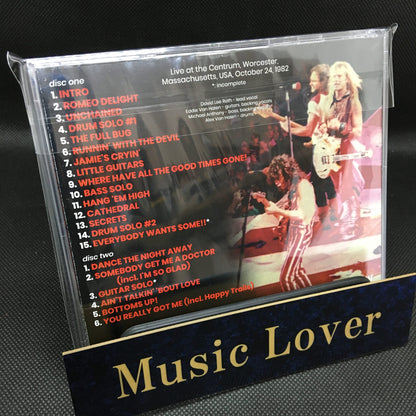 VAN HALEN / TERCERA NOCHE EN WORCESTER 1982 (2CDR)