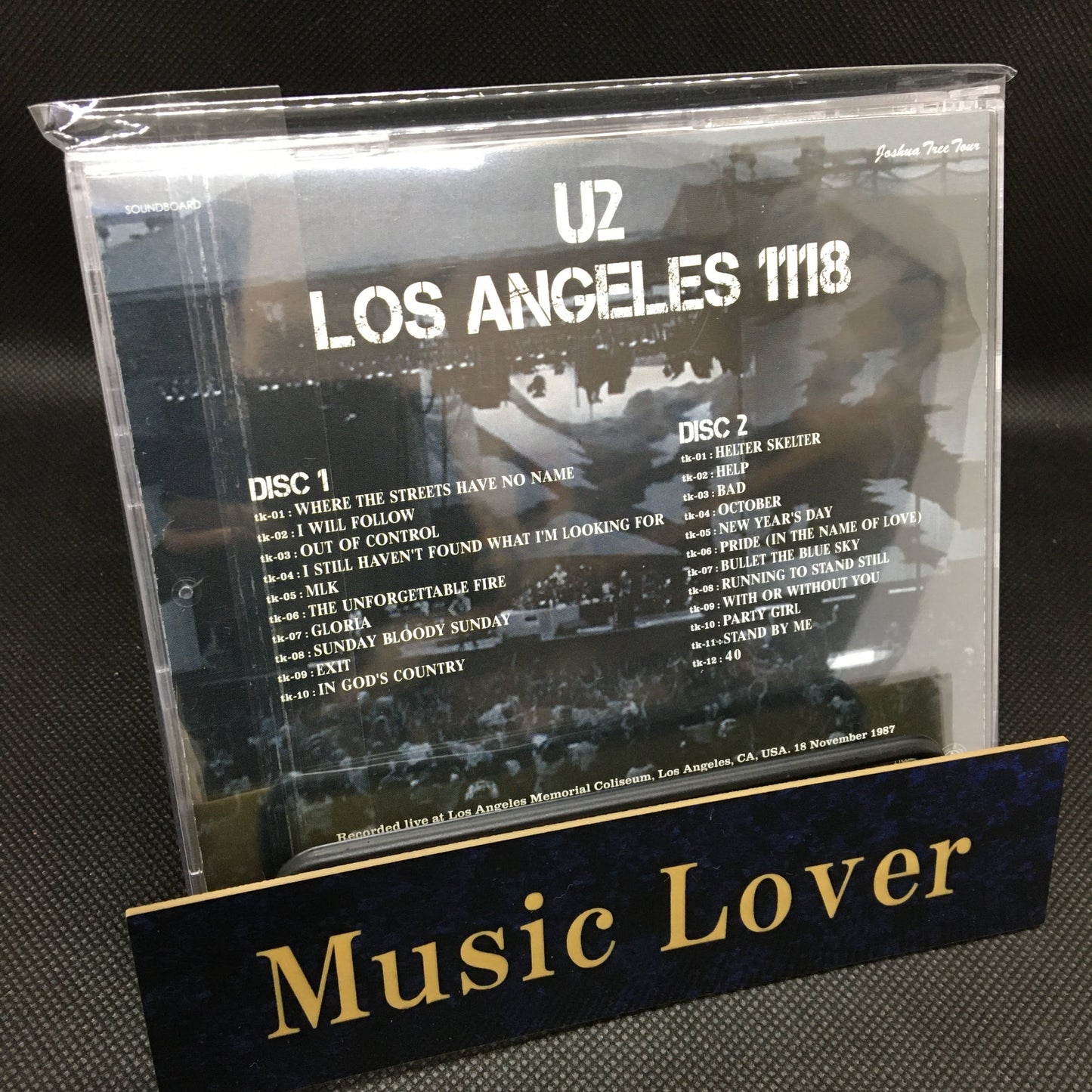 U2 / Los Angeles 1118 Joshua Tree Tour 1987 2CD Moonchild Records