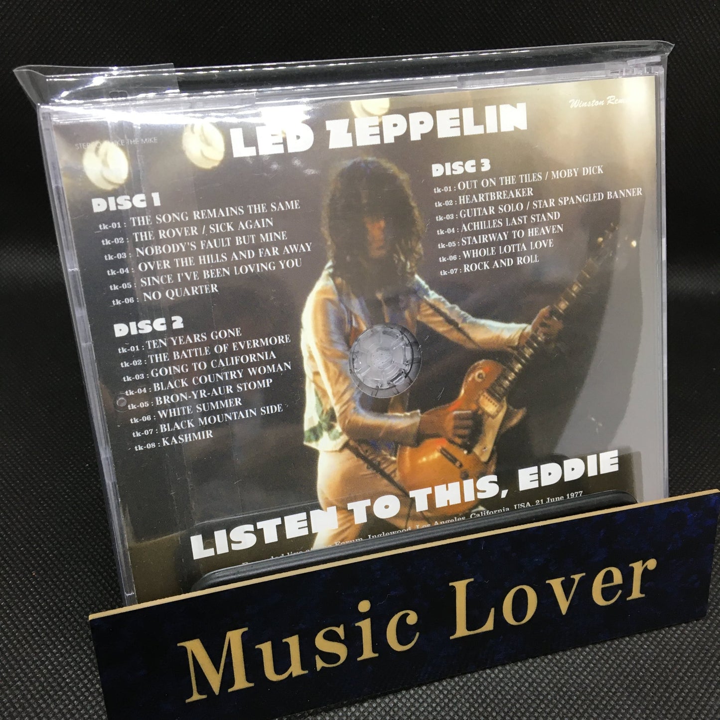Led Zeppelin Listen To This Eddie 1977 Winston Remasters 3CD Moonchild