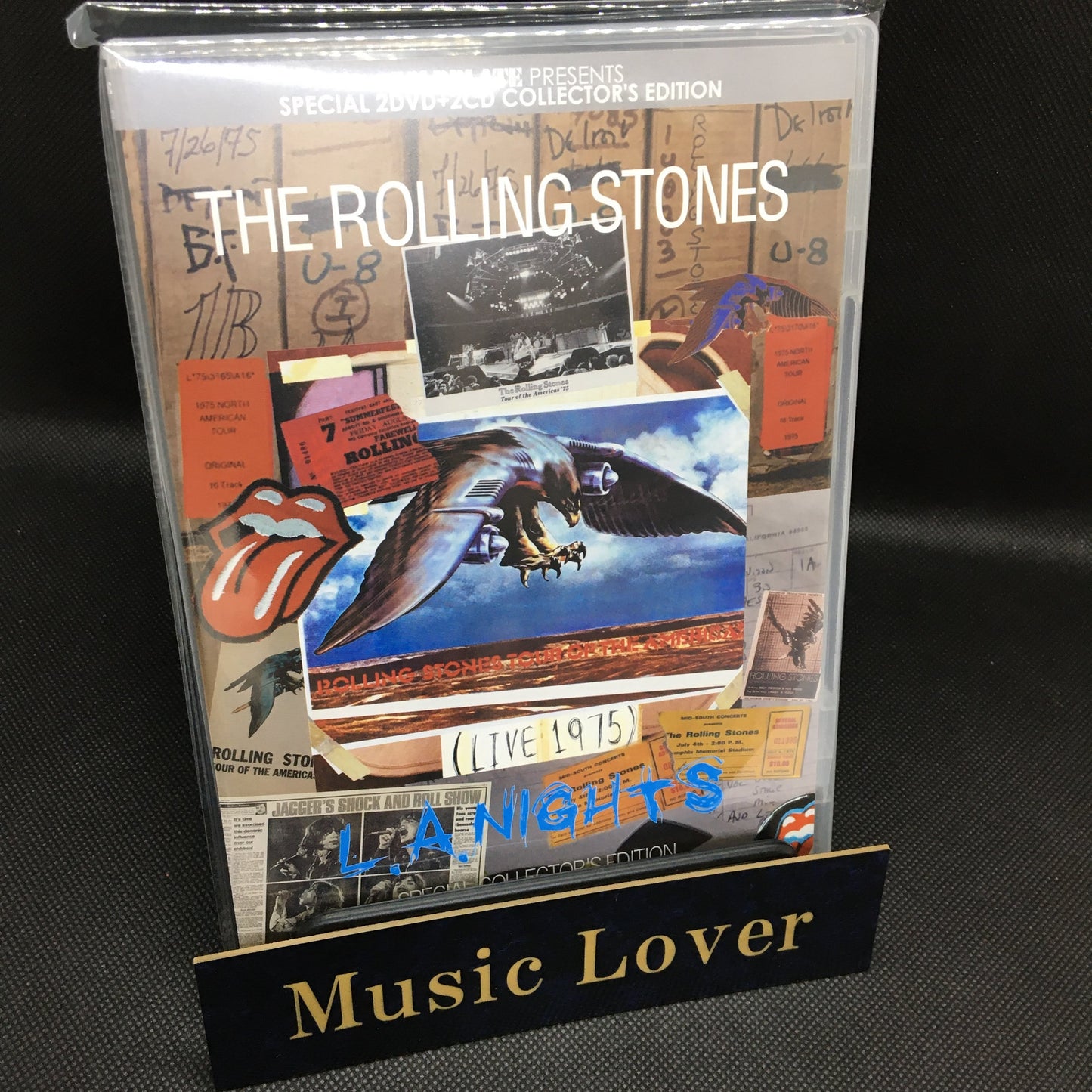 The Rolling Stones LA Nights 1975 Los Angeles USA July 11&13 2CD 2DVD Music Rock