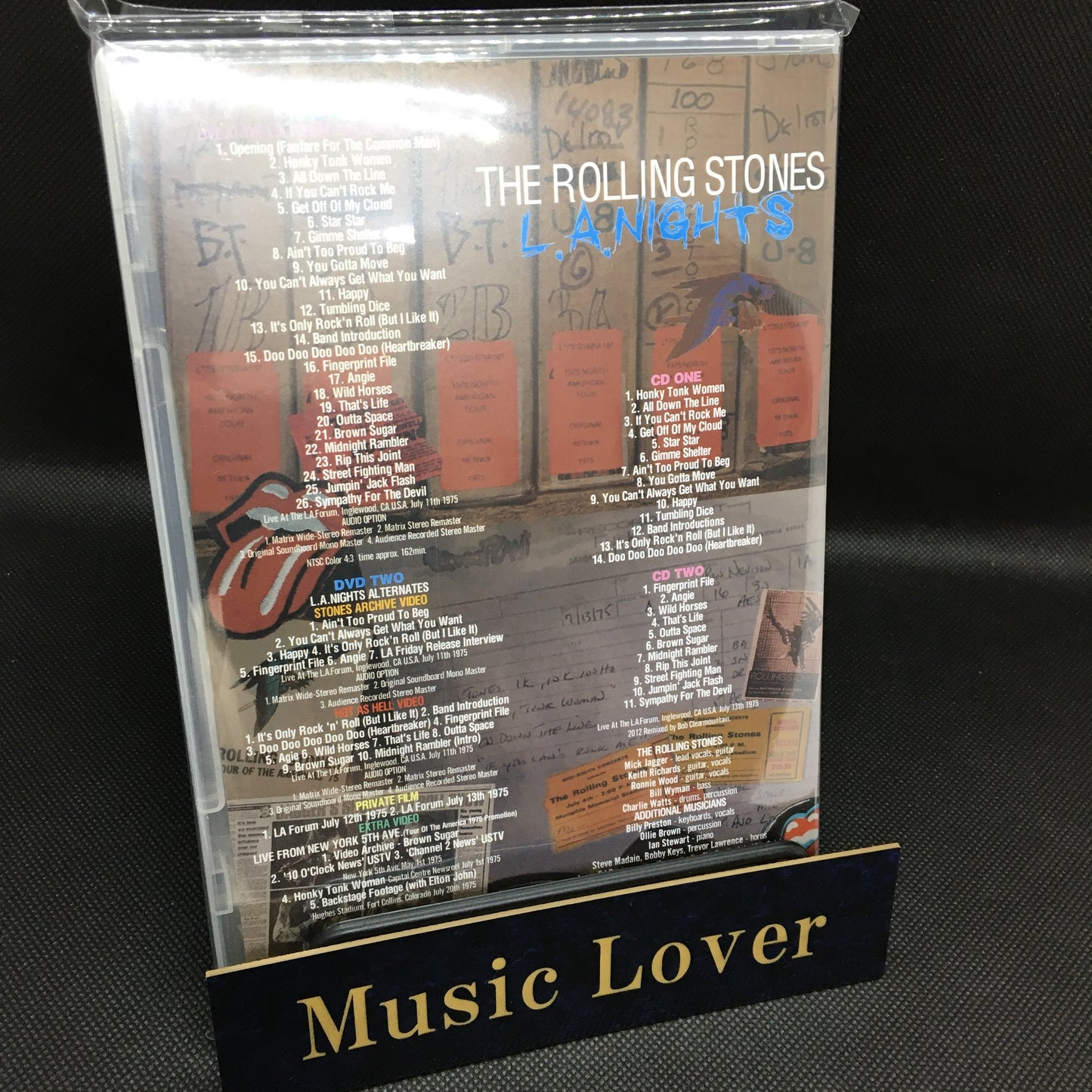 The Rolling Stones LA Nights 1975 Toronto 1989 4CD 3DVD Set