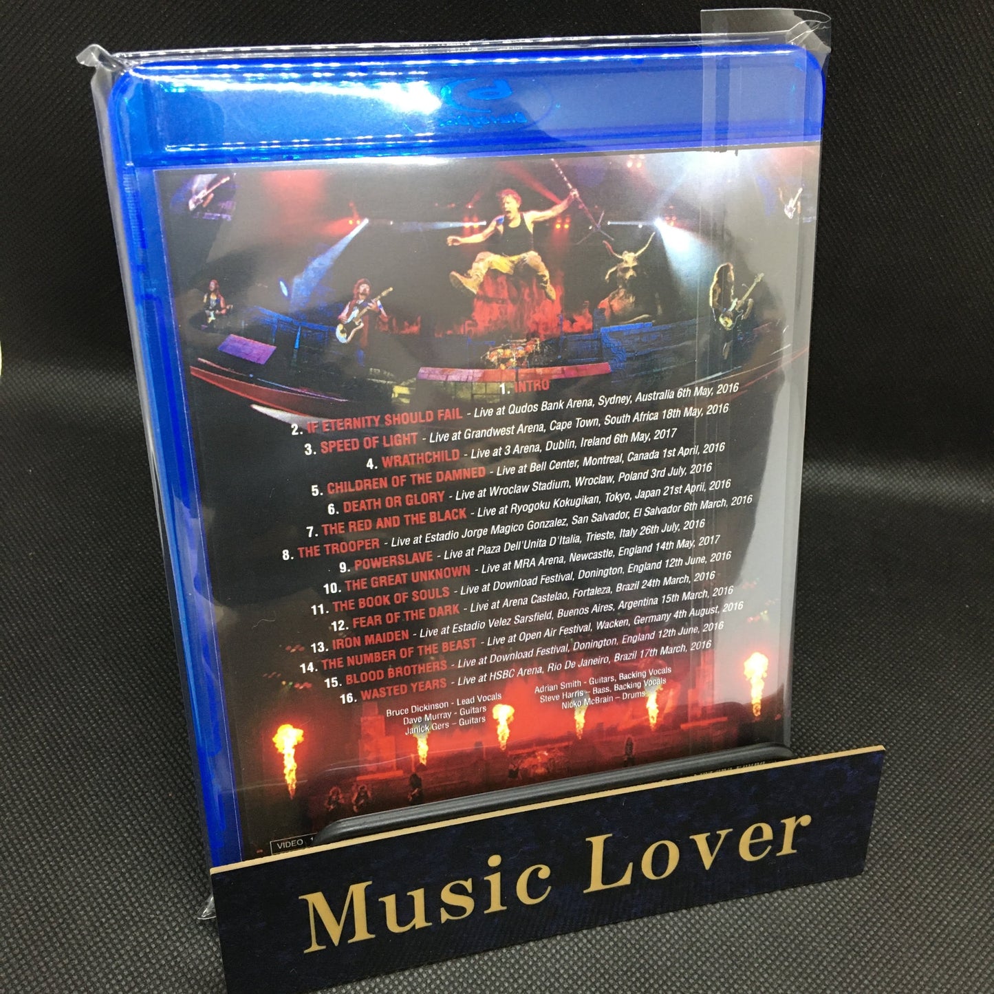 Iron Maiden / The Book Of Souls Live Chapter Concert Film Blu-ray 16 Tracks (1BDR) Pro shot