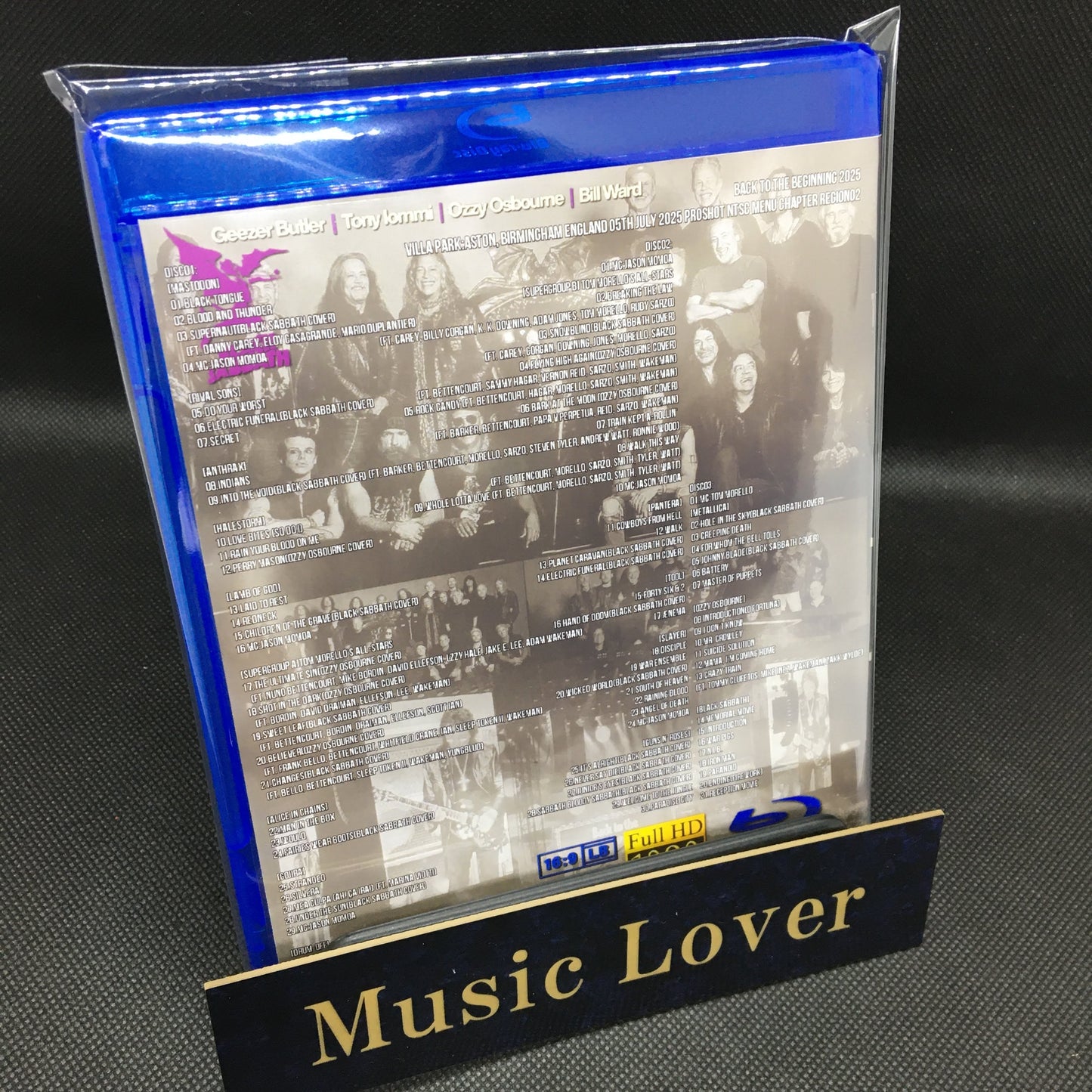 Black Sabbath and friends / Back to the Beginning 2025 (3BDR) Pro-shot Picture Discs