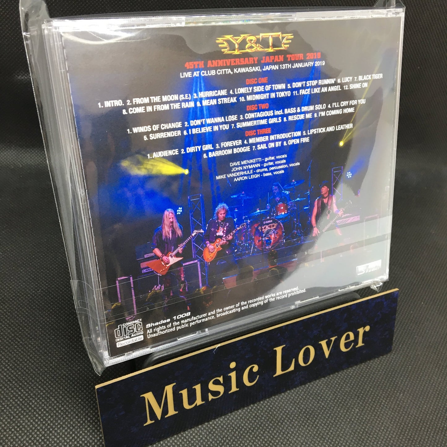 Y&T / KAWASAKI 2019 2ND NIGHT (3CDR)