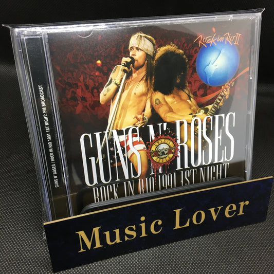 GUNS N' ROSES / ROCK IN RIO II RIO 1991 1ST NIGHT FM BROADCAST (2CD)