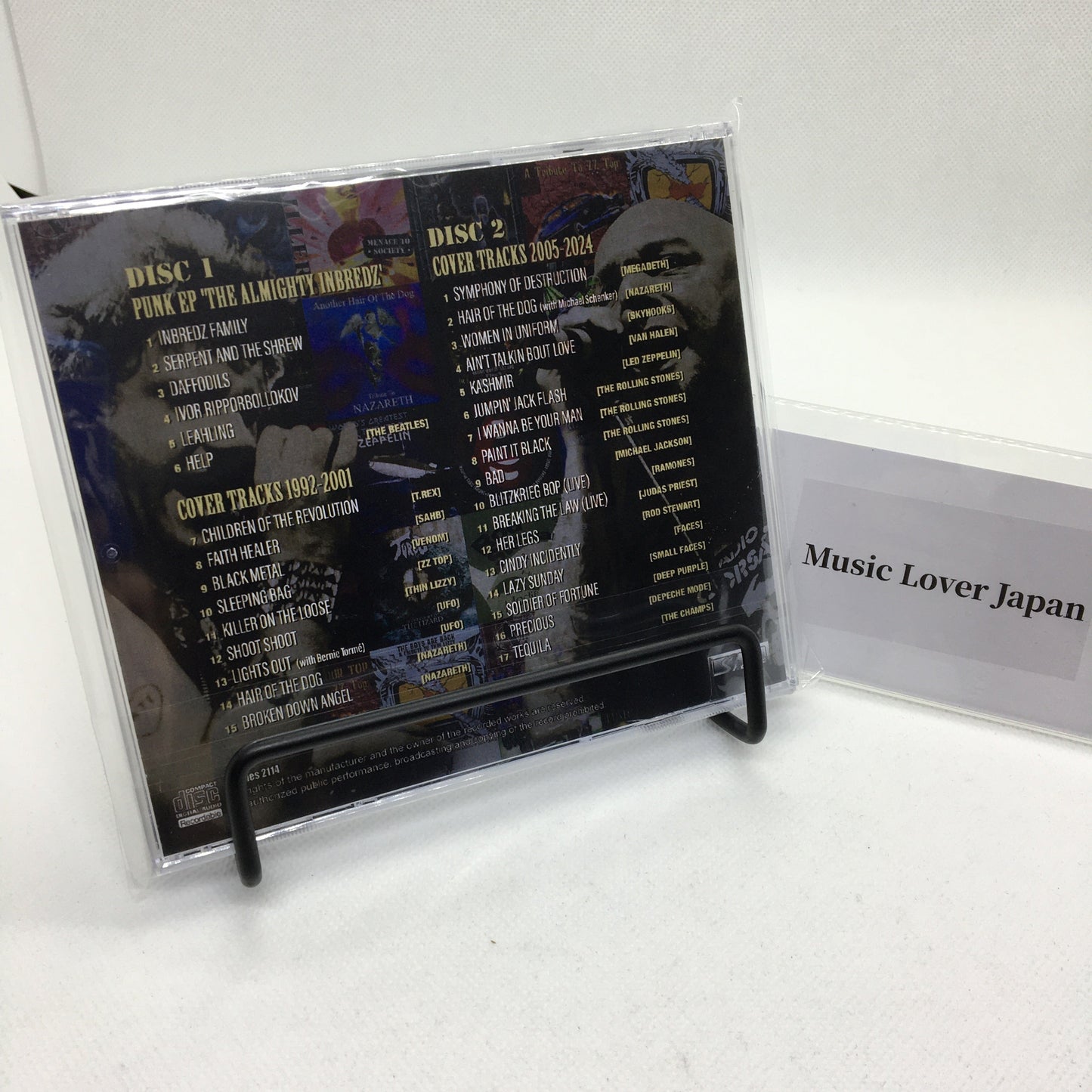 PAUL Di'ANNO / THE ALMIGHTY INBREDZ & 26 COVERS STEREO SOUNDBOARD (2CDR) IRON MAIDEN