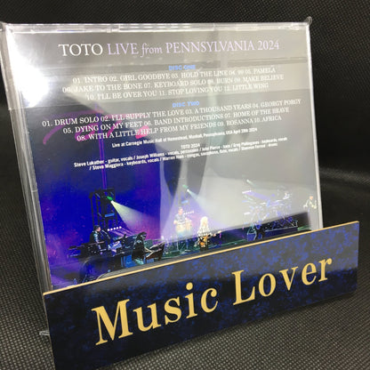 TOTO / LIVE from PENNSYLVANIA 2024 (2CDR)