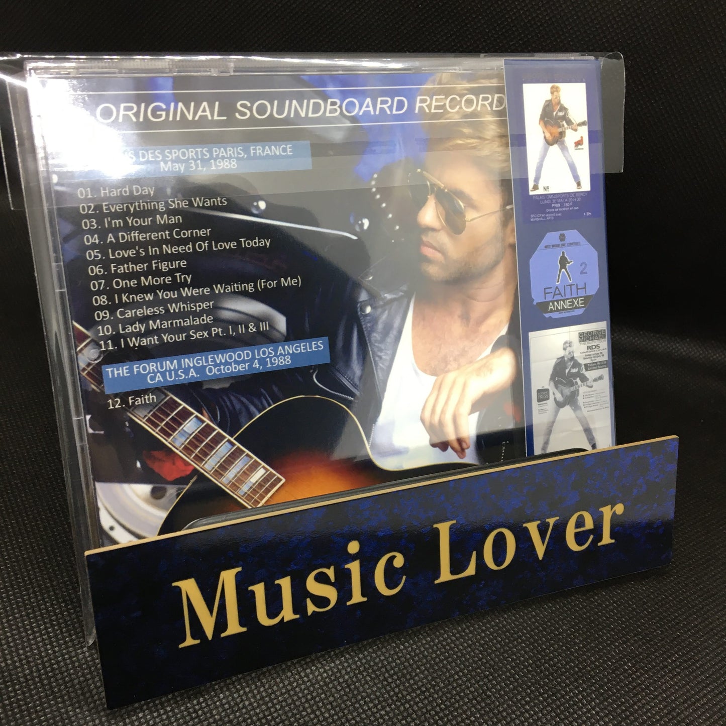 GEORGE MICHAEL / FAITH TOUR IN PARIS 1988 【1CD】