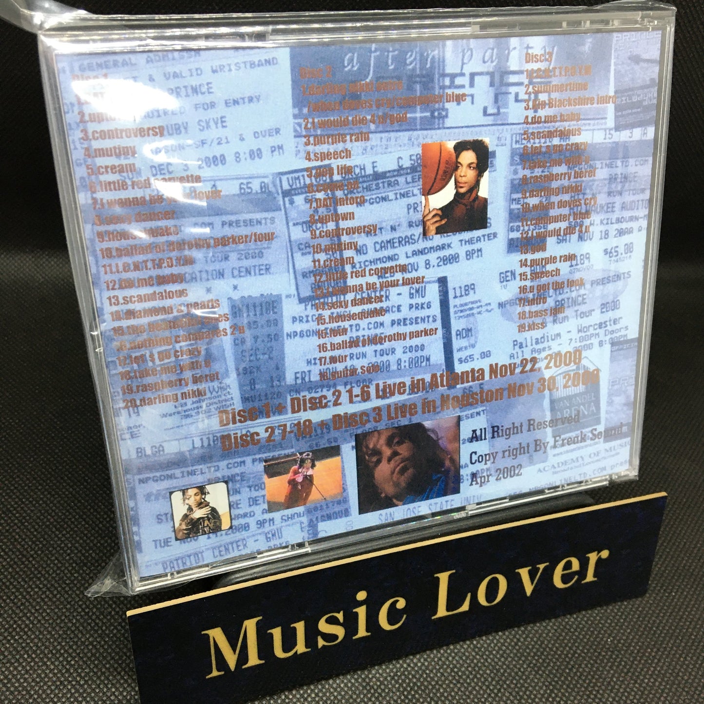 Prince / Atlanta 11-22-00 + Houston 11-30-00 (3CDR)