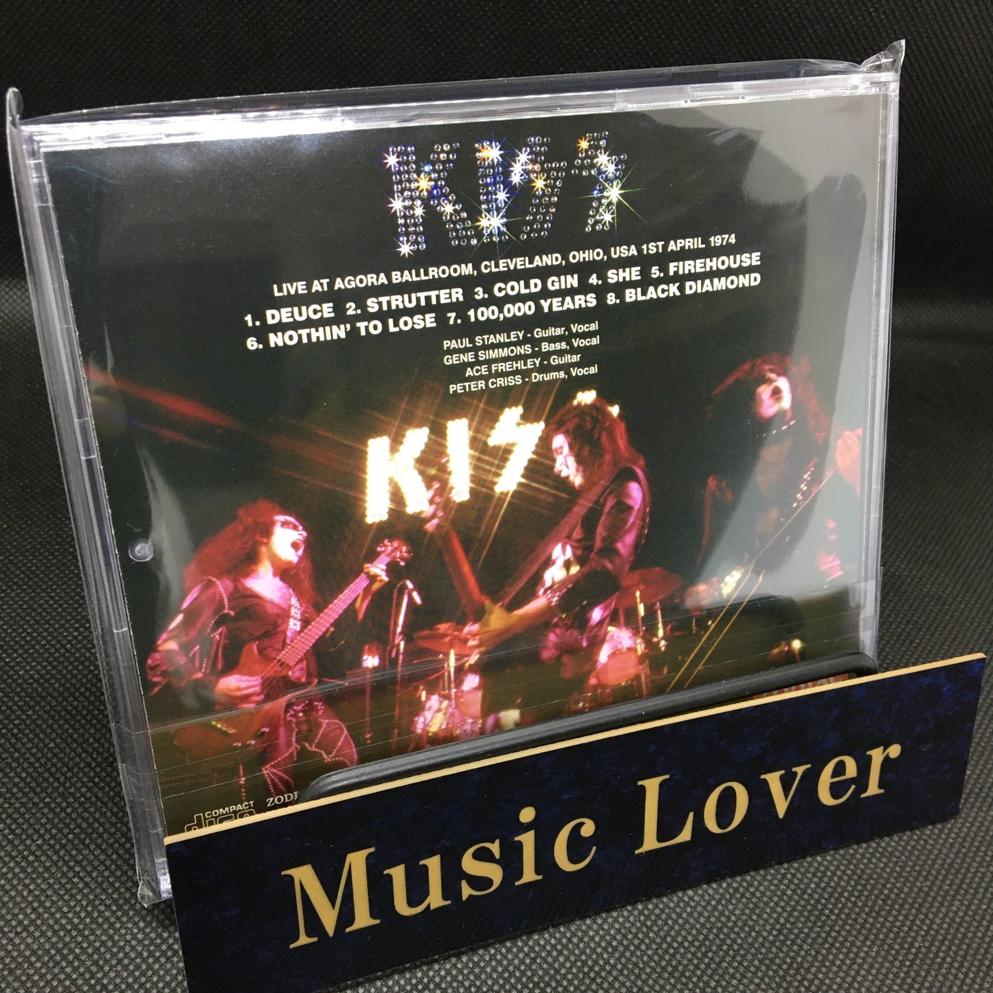 KISS / THE AGORA 1974 WMMS FM MASTER STEREO SOUNDBOARD (1CD)
