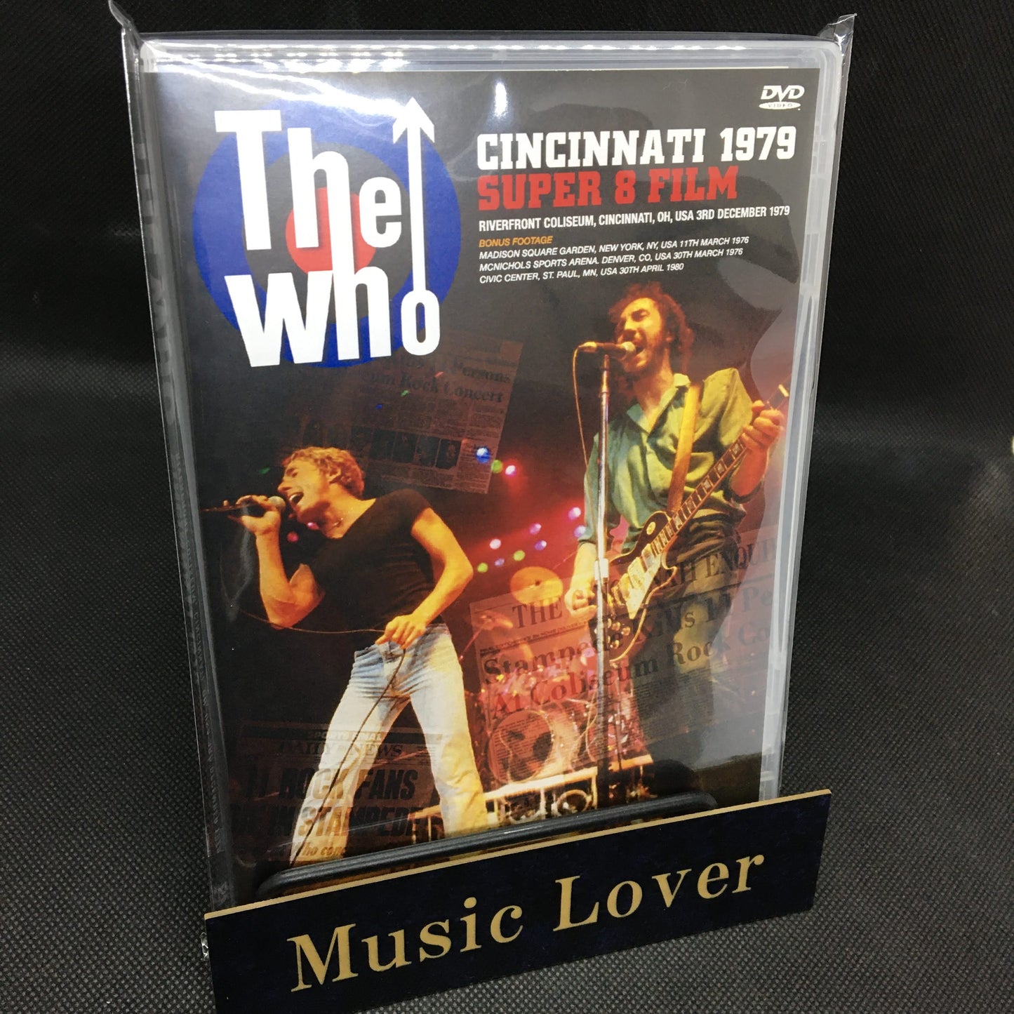 THE WHO / CINCINNATI 1979 SUPER 8 FILM (1DVDR)