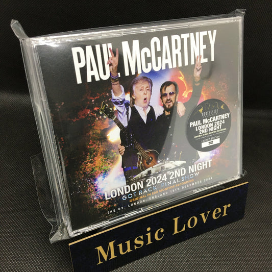 PAUL McCARTNEY / LONDRES 2024 2.ª NOCHE, ÚLTIMO CONCIERTO DE 'GOT BACK', GRABACIÓN ORIGINAL CON MONITOR INALÁMBRICO (3 CD)
