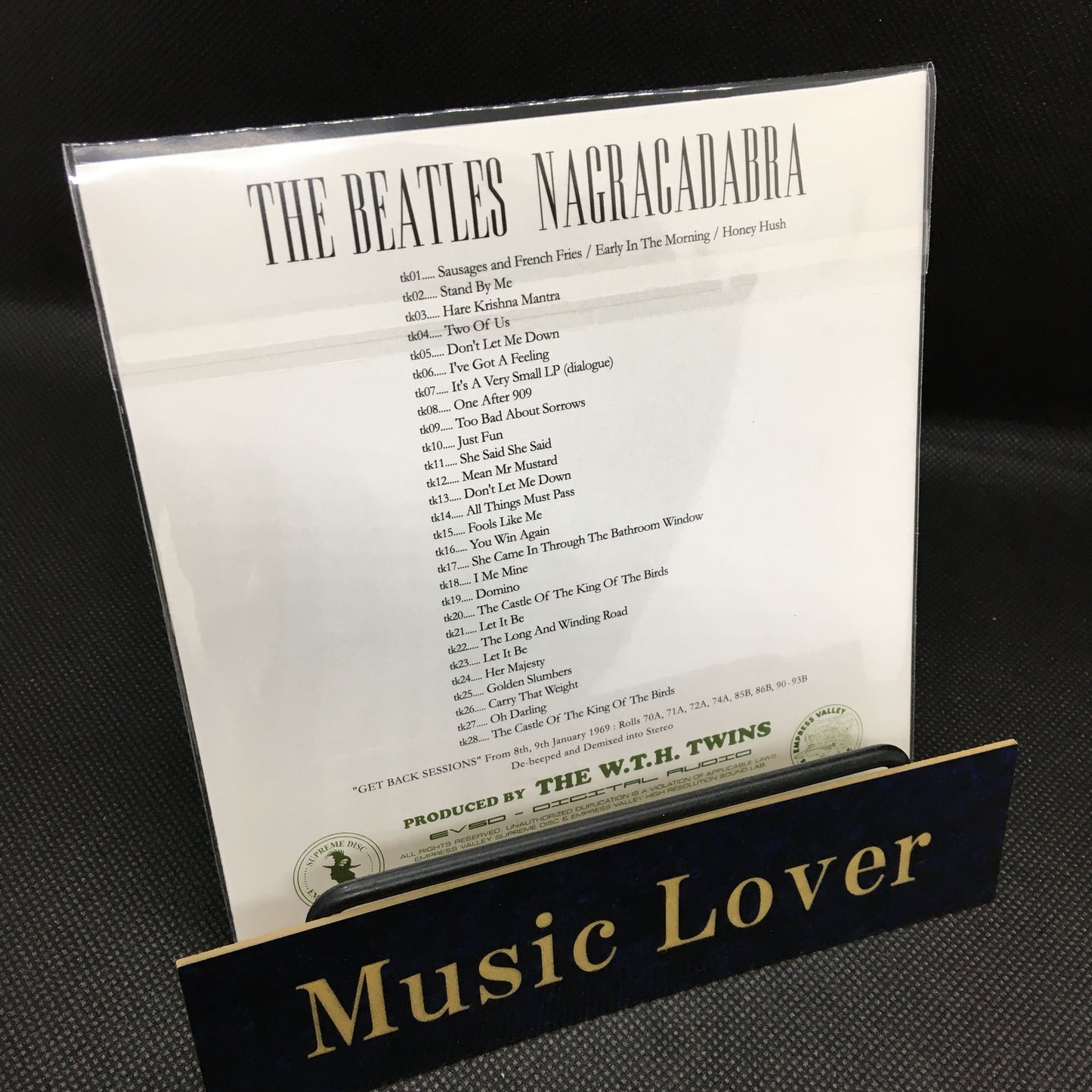 THE BEATLES / NAGRACADABRA Vol.1 (1CD) DEMIX Empress Valley New