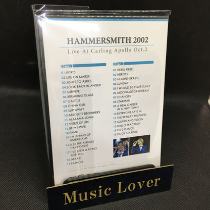 DAVID BOWIE / HAMMERSMITH 2002 (2DVDR)