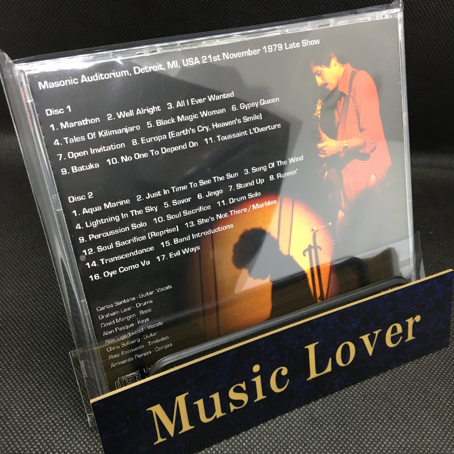 SANTANA / DETROIT 1979 STEREO SOUNDBOARD (2CDR)