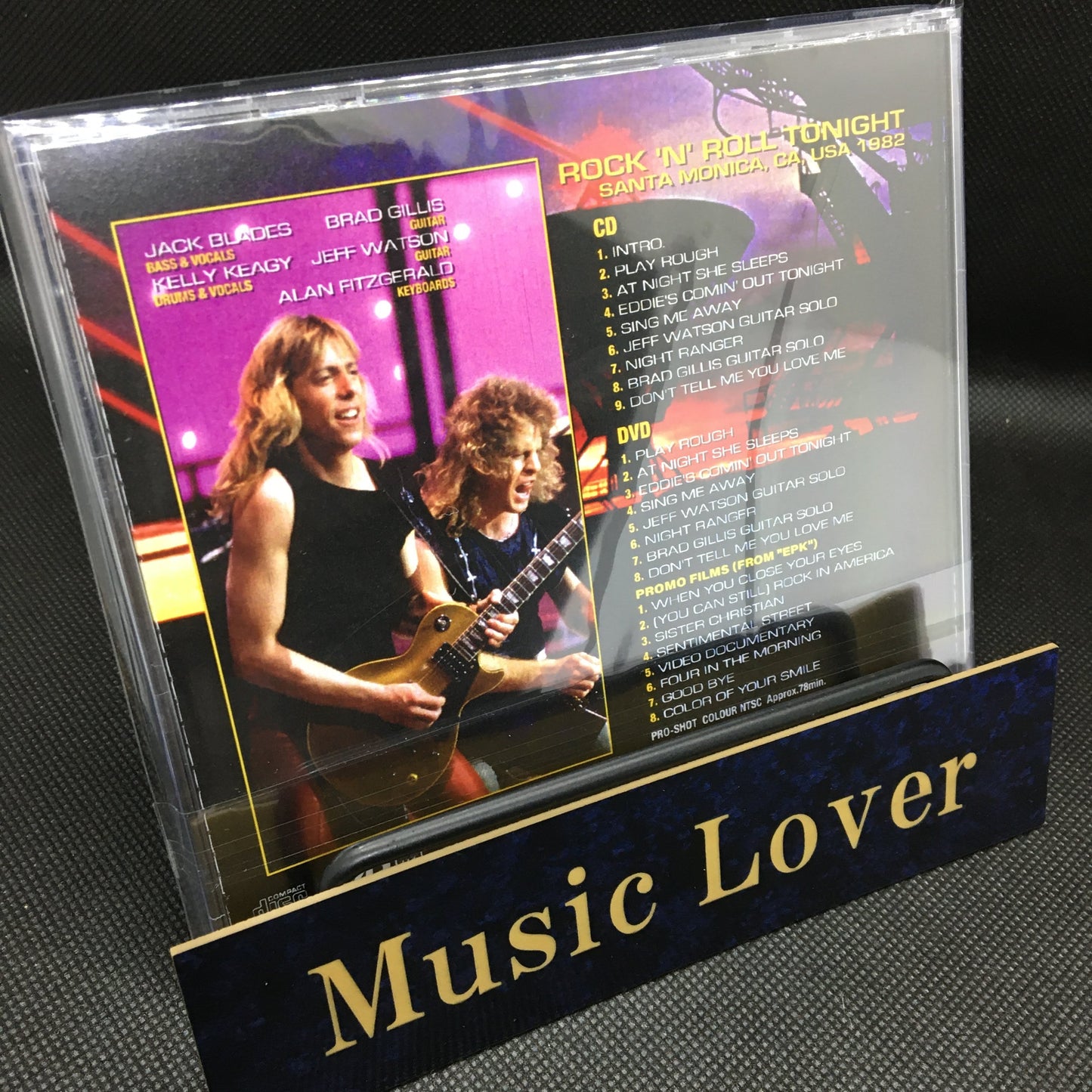 NIGHT RANGER / ROCK 'N' ROLL TONIGHT 1982 SOUNDBOARD/PRO-SHOT (1CDR+1DVDR)